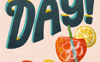 Its Your Day, lettering Birthday-Party-Collection-cocktail, Aperol, Seta, Zakian